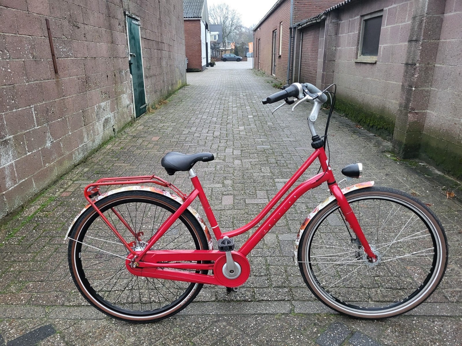 Cortina damesfiets 28 inch zgan, Fietsen en Brommers, Fietsen | Dames | Damesfietsen, 53 tot 56 cm, Versnellingen, Zo goed als nieuw