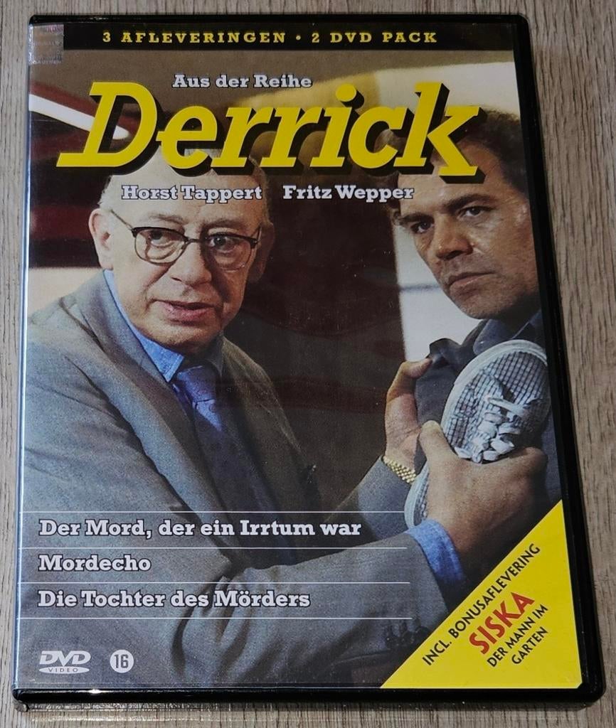 Derrick - 3 Afleveringen + Siska Bonus - DVD Pack, Gebruikt, Vanaf 16 jaar, Boxset, Ophalen of Verzenden