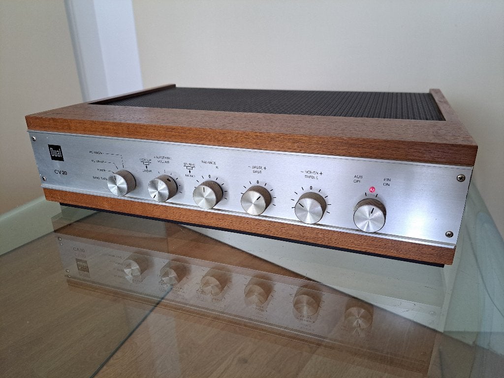 Dual CV 20 Versterker - Vintage Hifi, Overige merken, Gebruikt, Ophalen of Verzenden, Minder dan 60 watt