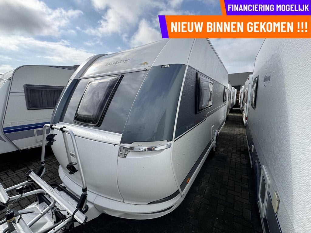 Hobby DE LUXE ED. 495UL,ENKELE BEDDEN,RONDZIT,VOORTENT,MOVER, Mover, Rondzit, Hobby, 7 tot 8 meter