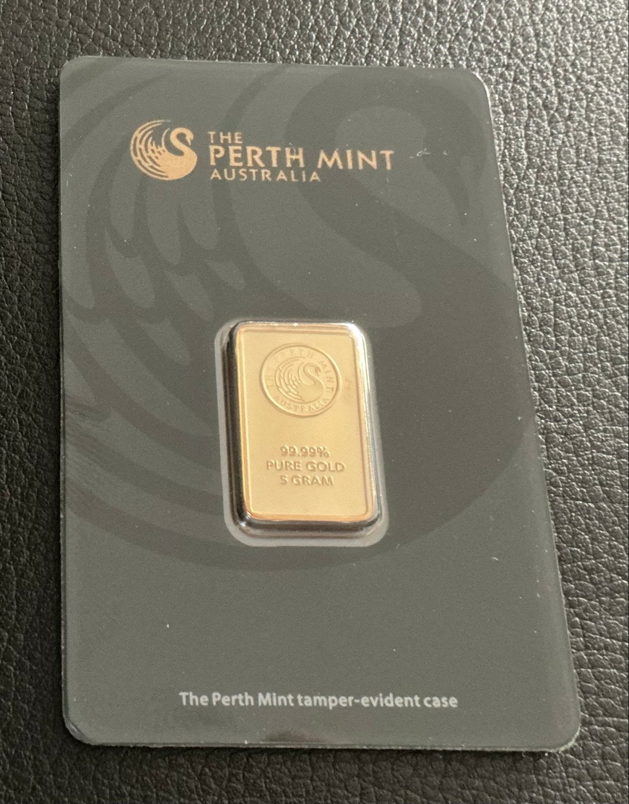 Perth Mint 5 gram Goudbaar in Blisterverpakking, Verzenden, Goud