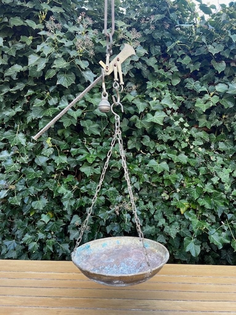 Antieke brozens Unster / Weegschaal, Ophalen of Verzenden