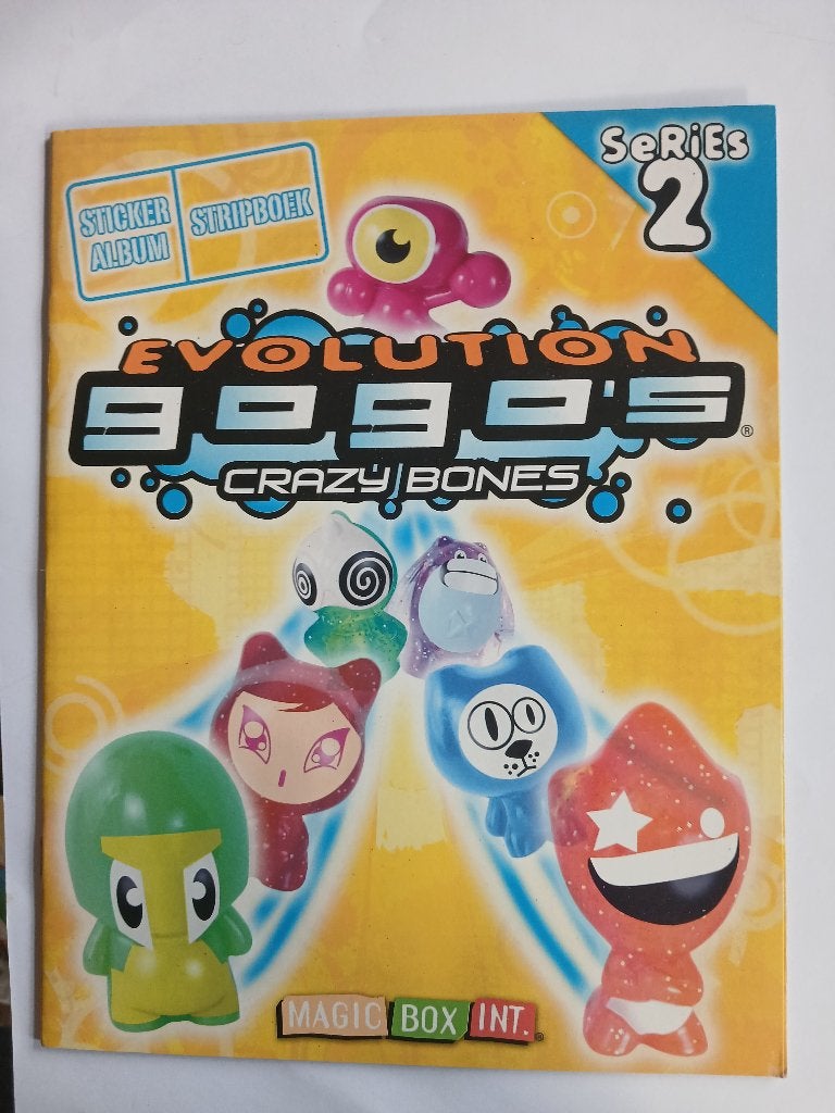 Gogo's Crazy Bones Evolution Serie 2 Sticker/Stripboek, Verzenden, Zo goed als nieuw