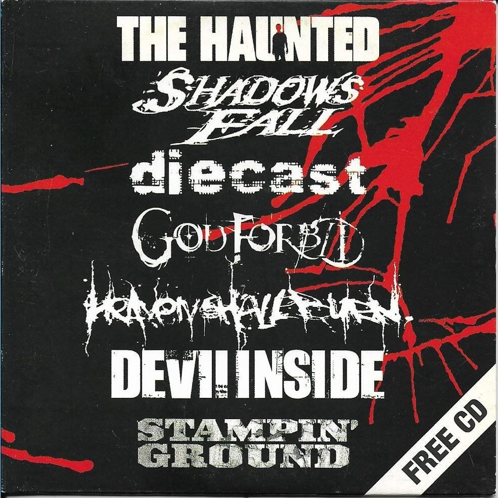 The Haunted, Devilinside, God Forbid - Various, Ophalen of Verzenden, Gebruikt