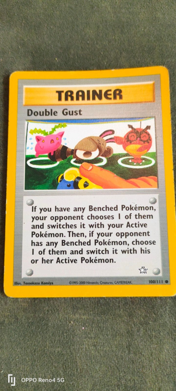 Pokemon kaart 1995, Ophalen of Verzenden, Zo goed als nieuw