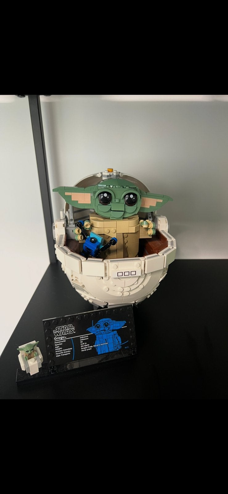 Lego - Grogu met zweefkinderwagen #75403, Kinderen en Baby's, Star Wars, Lego, Ophalen of Verzenden, Zo goed als nieuw