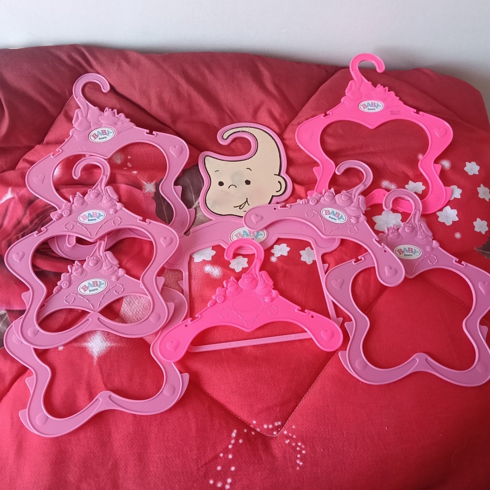 Baby Born Kledinghangers Roze, Ophalen of Verzenden, Zo goed als nieuw, Babypop