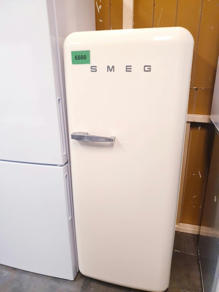 smeg koelvriescombinatie  A++ inc 6 mnd garantie, Witgoed en Apparatuur, Koelkasten en IJskasten, 200 liter of meer, 60 cm of meer