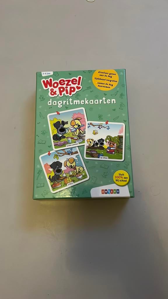 Dagritme kaarten woezel en pip, Ophalen, Zo goed als nieuw, Speelkaart(en)