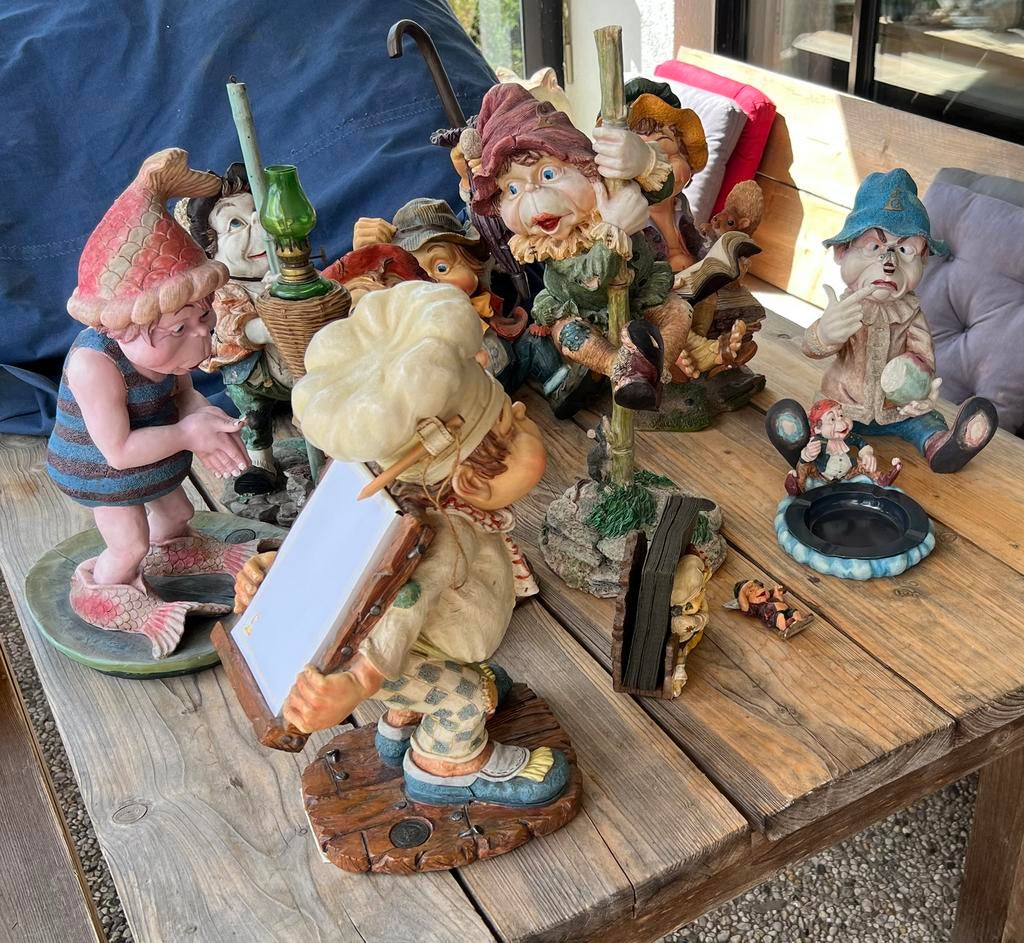 9 Verschillende leuke LAVEN (Efteling) Alles één koop samen, Ophalen of Verzenden, Gebruikt, Beeldje of Poppetje