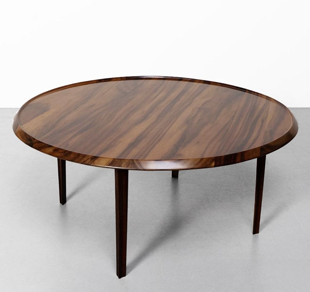 coffee table, Ophalen, Vintage Danish, 50 tot 100 cm, Rond