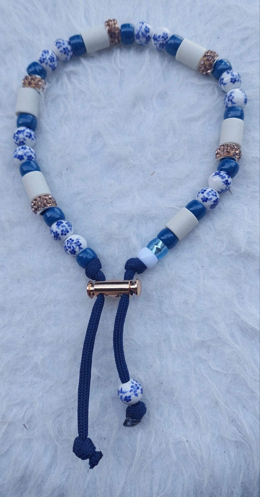 Anti Tekenketting voor de hond | Delfts Blauw, Dieren en Toebehoren, Ophalen of Verzenden, Handgemaakt, Nieuw