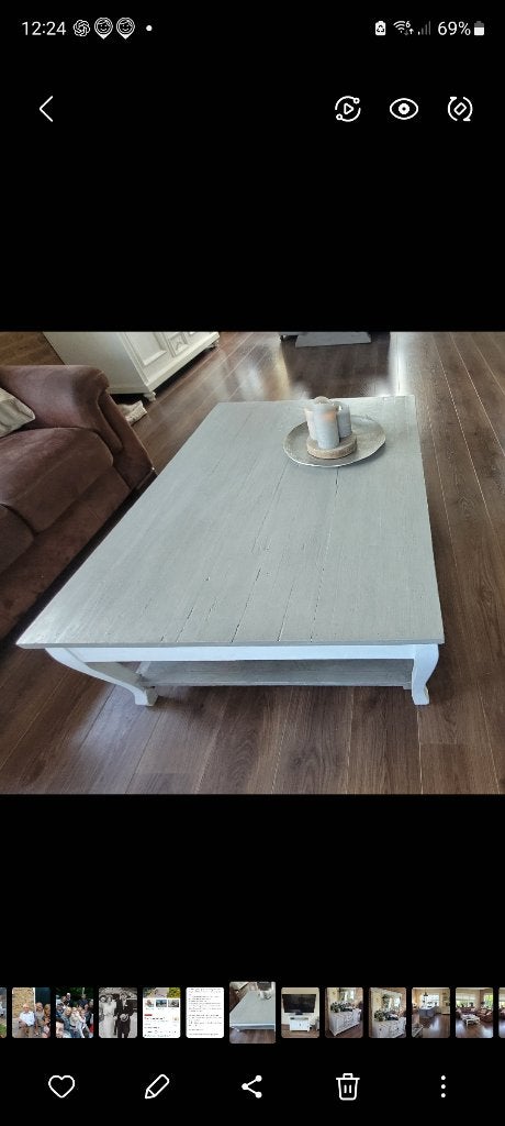 Salontafel, Ophalen, Gebruikt, 100 tot 150 cm, 50 tot 100 cm
