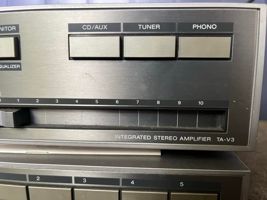 Vintage Sony Stereo Set: Versterker TA-V3 & Tuner ST-V3L, Ophalen of Verzenden, Zo goed als nieuw