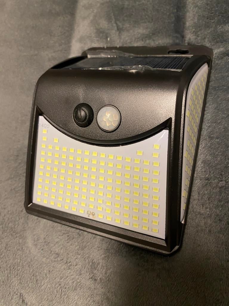 Kwaliteit felle verlichting solar buitenlamp, sensor, nieuw, Ophalen of Verzenden, Nieuw