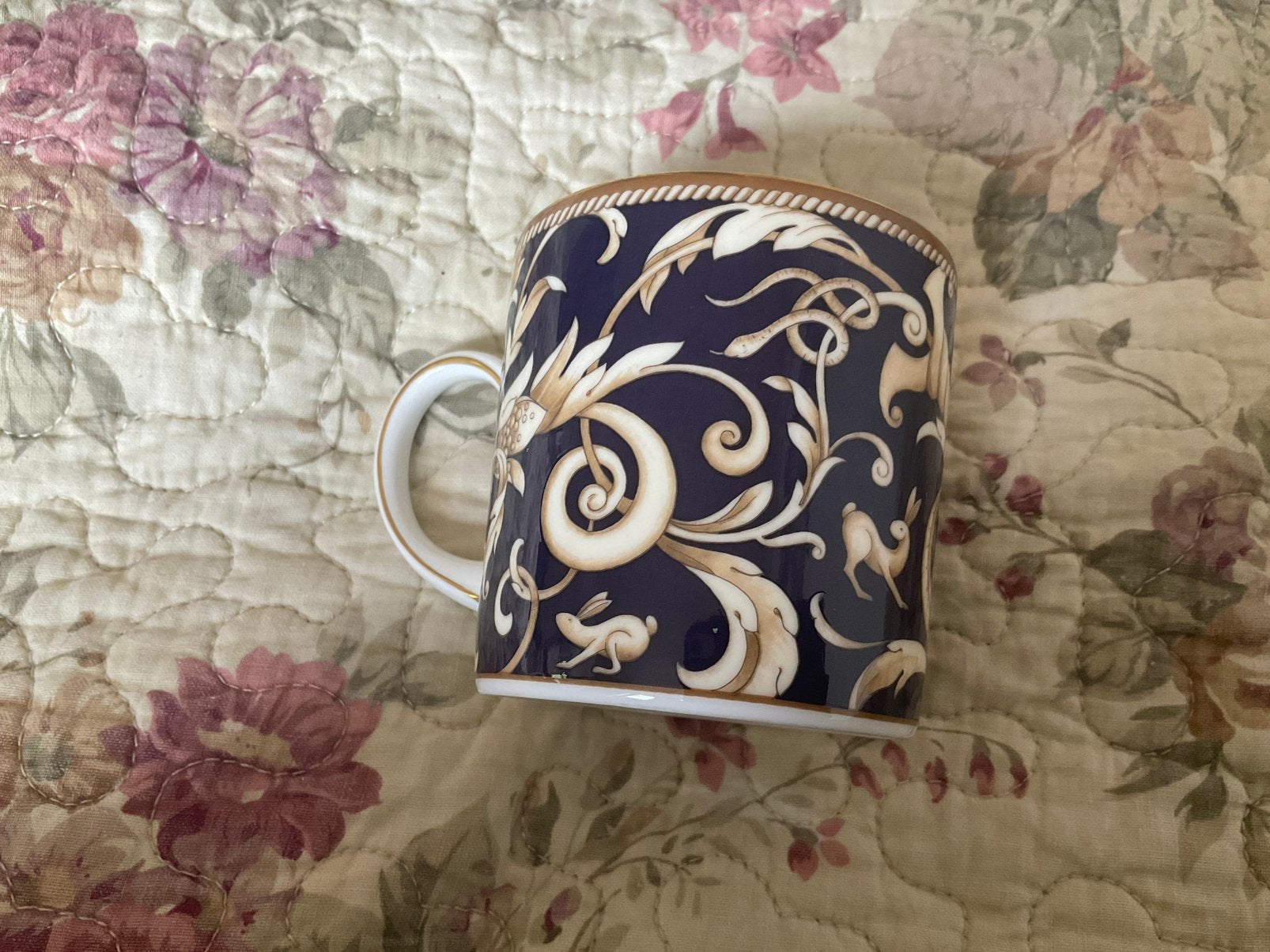 Cornucopia Wedgwood kopje, Ophalen of Verzenden, Zo goed als nieuw, Porselein, Kop(pen) en/of Schotel(s)