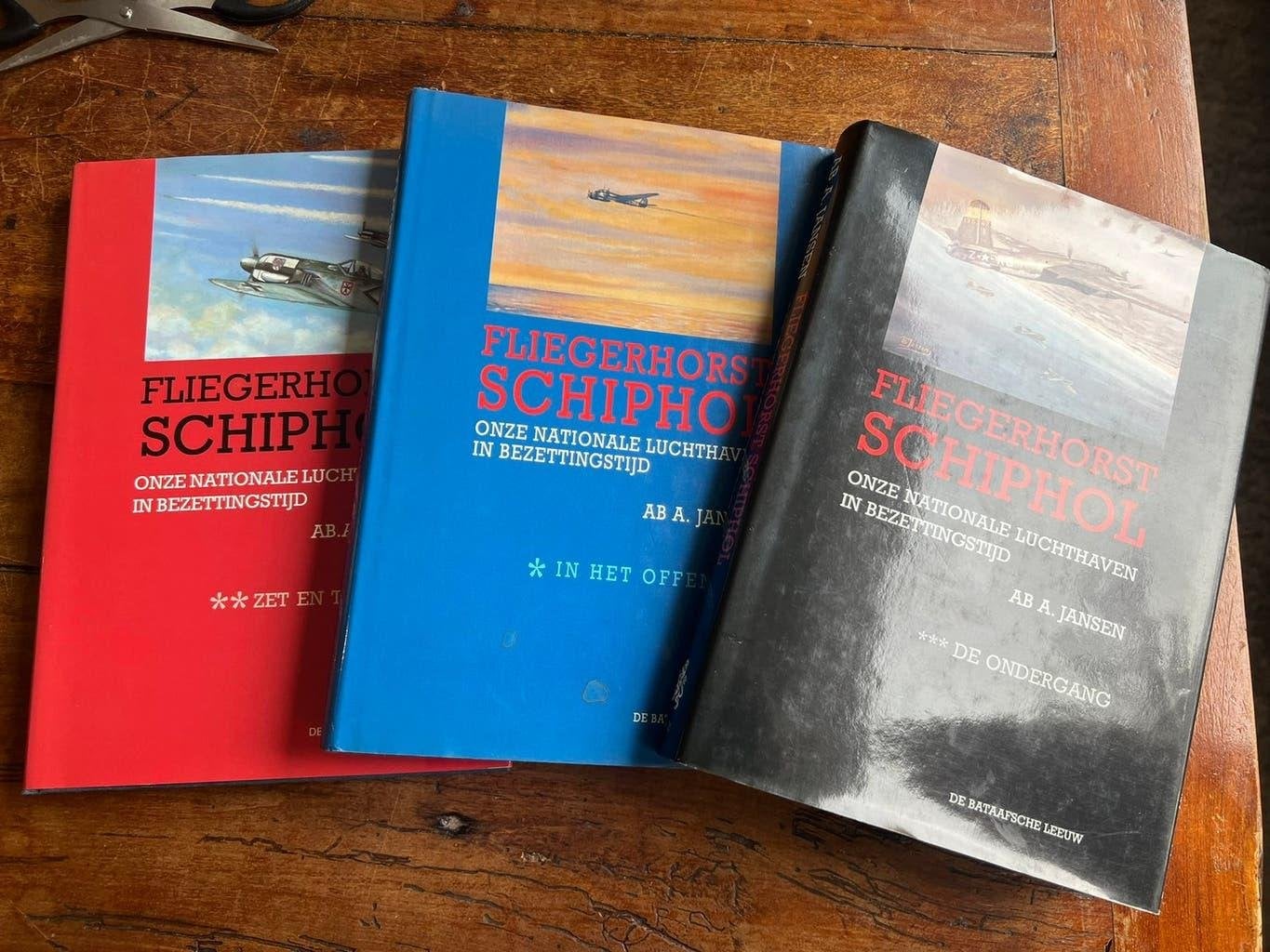 Naslagwerk Fliegerhorst Schiphol Luftwaffe RAF USAAF 3 delen, Verzenden, Duitsland, Luchtmacht, Boek of Tijdschrift