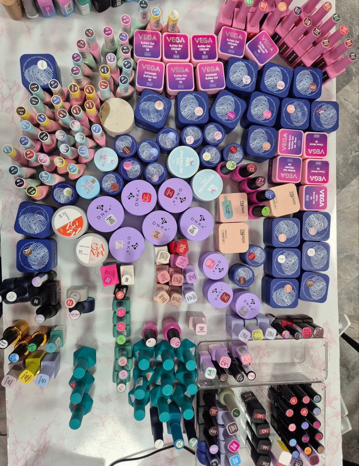 Gel Nagellak & Hard Gel Collectie voor Professionele Nagels, Ophalen of Verzenden, Zo goed als nieuw, Overige typen