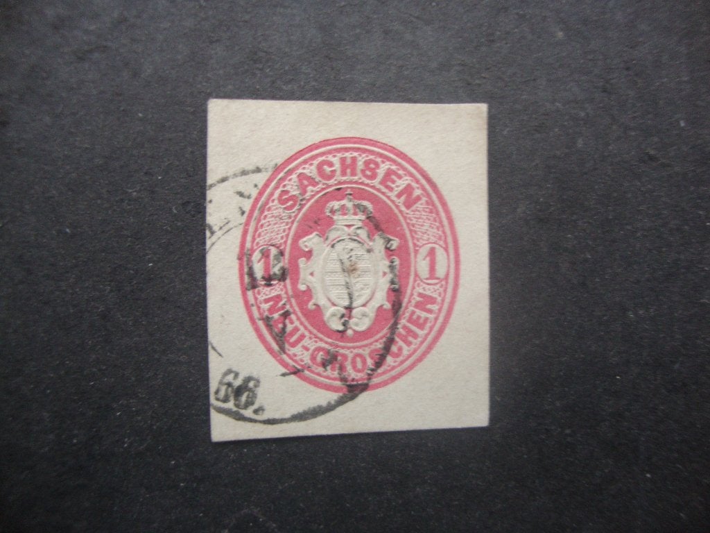 Sachsen nr. GAA12 Gestempeld, Ophalen of Verzenden, Duitse Keizerrijk, Gestempeld