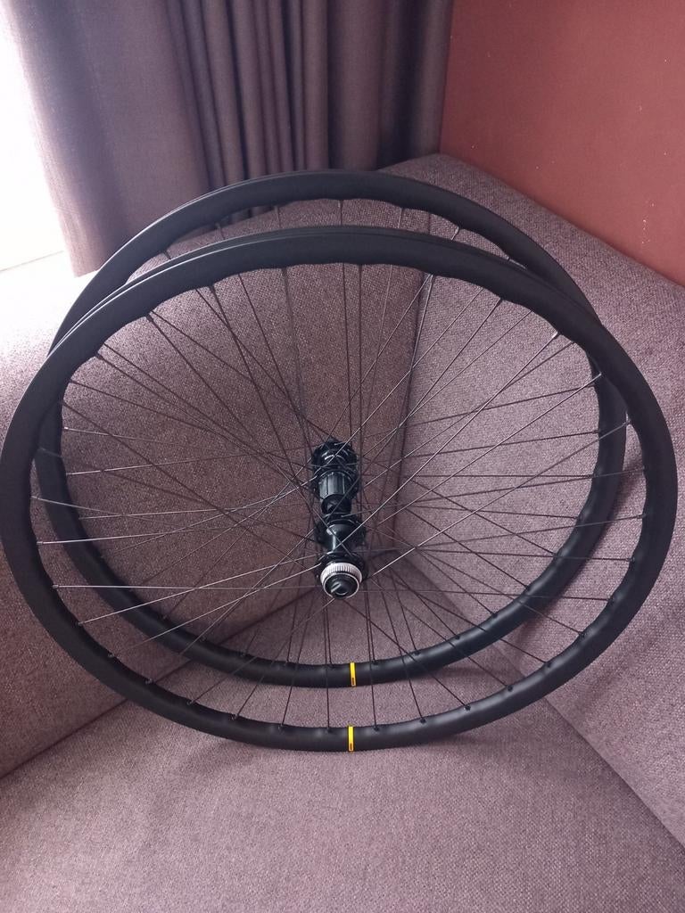 Disc racewielen mavic open pro ust shimano hg, Ophalen of Verzenden, Nieuw, Wiel