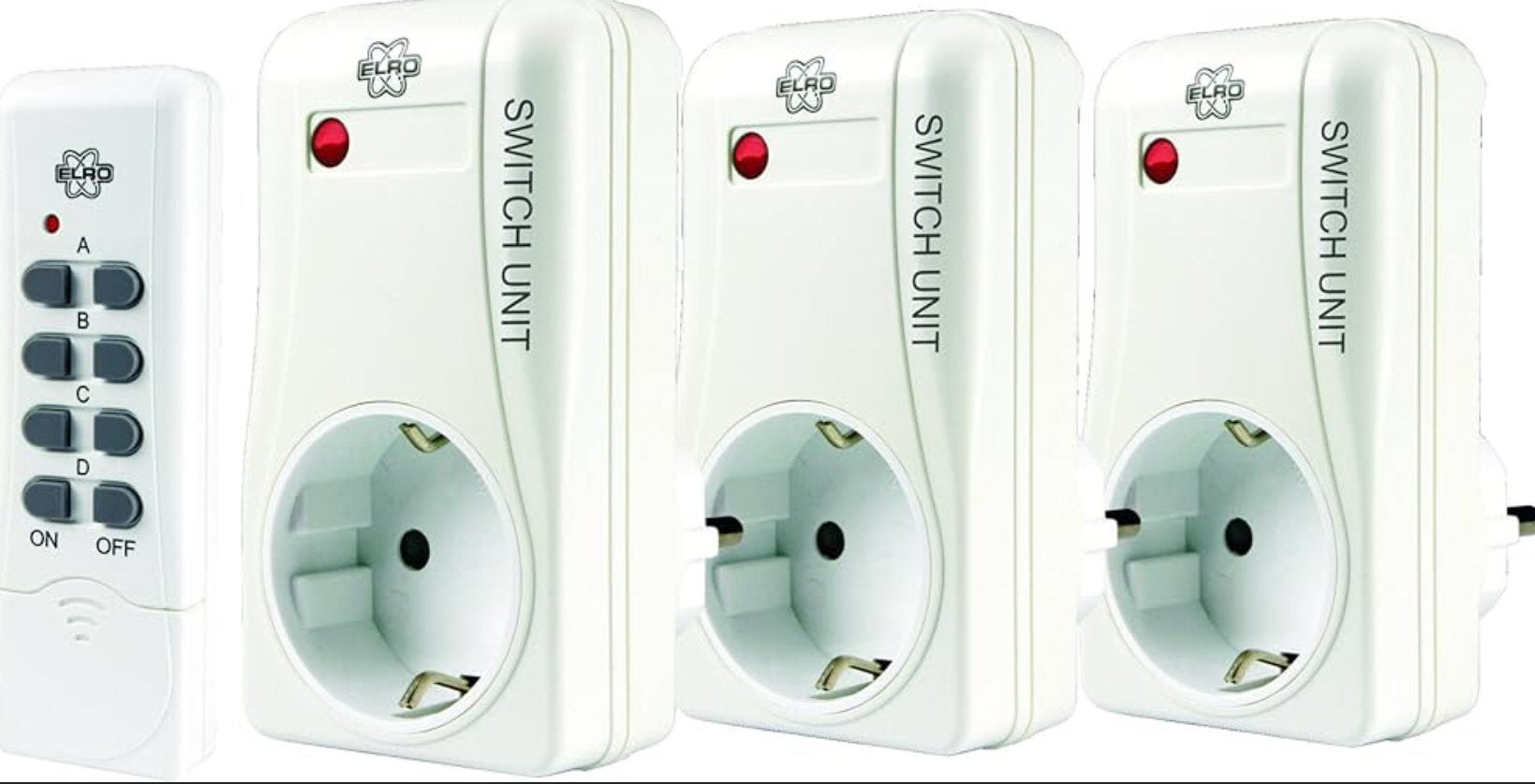 ELRO AB440S/3C DRAADLOZE STOPCONTACTENSET, Ophalen, Zo goed als nieuw, Kabel of Snoer