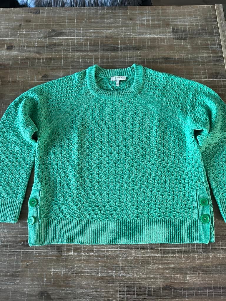 Groene trui B.young maat L, Ophalen of Verzenden, Zo goed als nieuw, Maat 42/44 (L), Groen