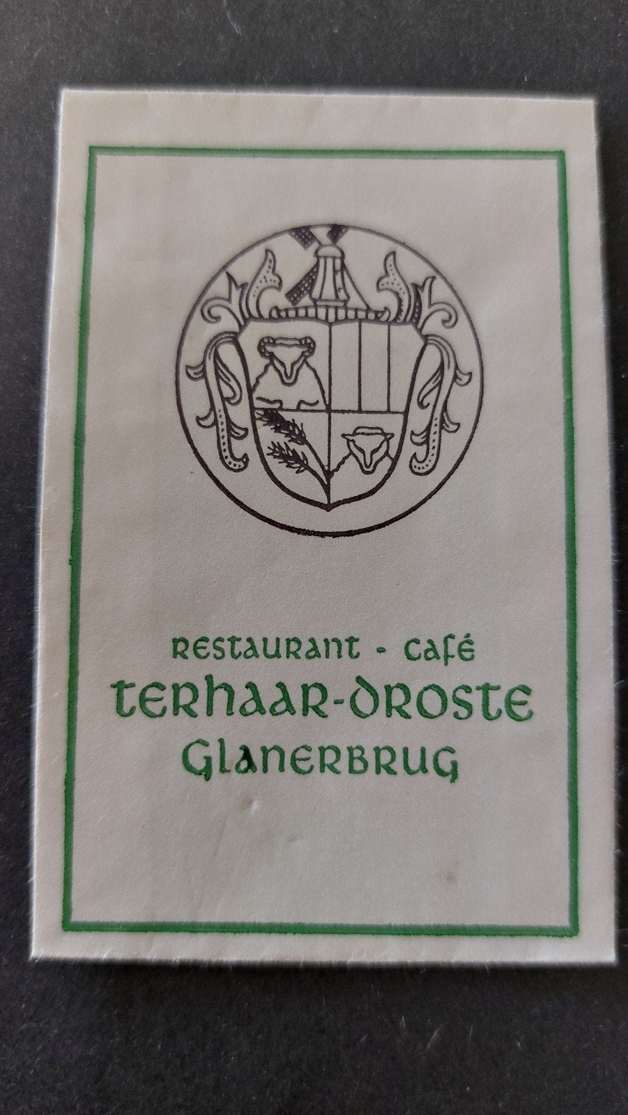 Glanerbrug, restaurant café Terhaar-Droste, Verzenden, Nederland