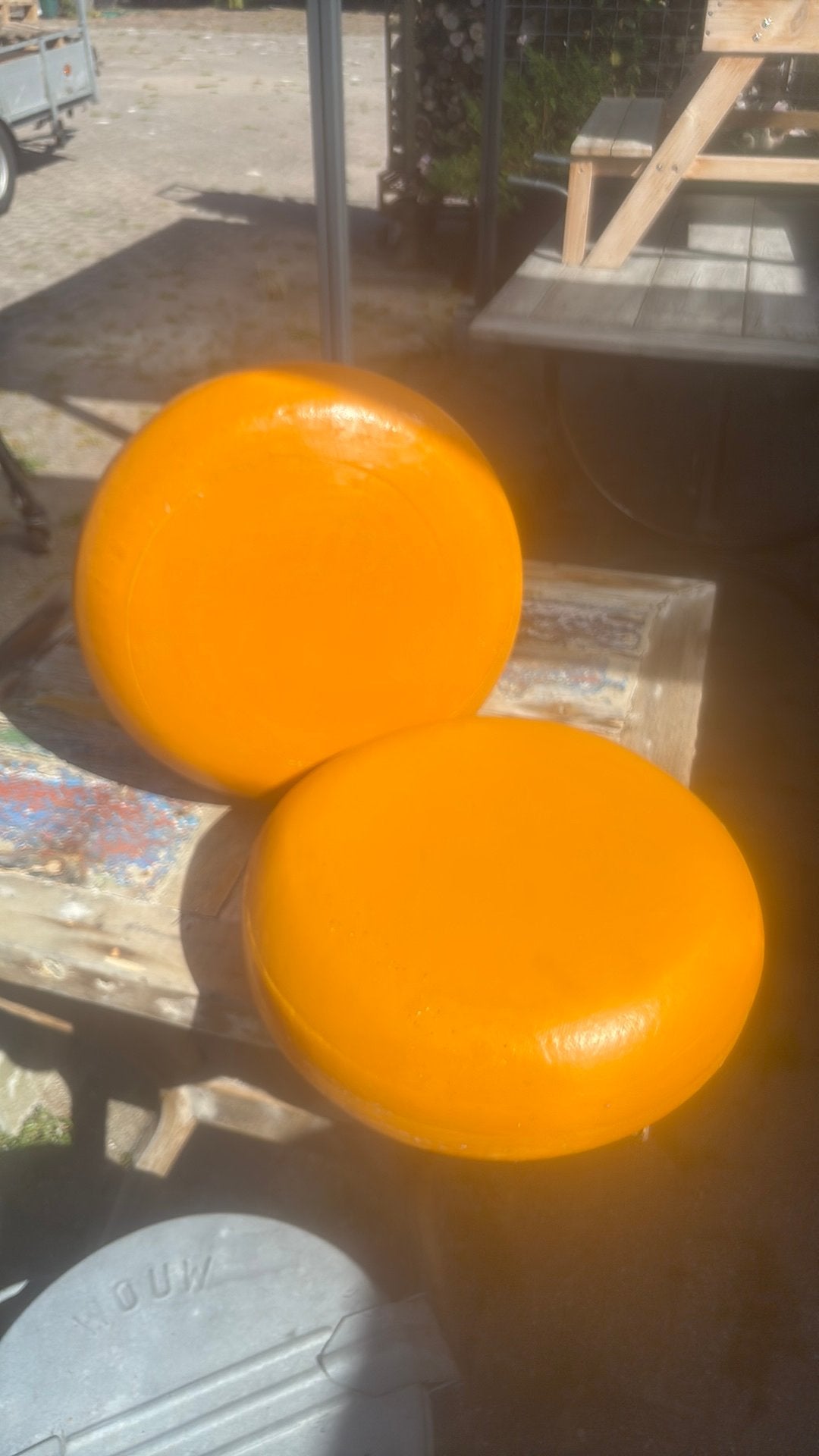 Decoratie kazen 2 stuks, Ophalen, Zo goed als nieuw