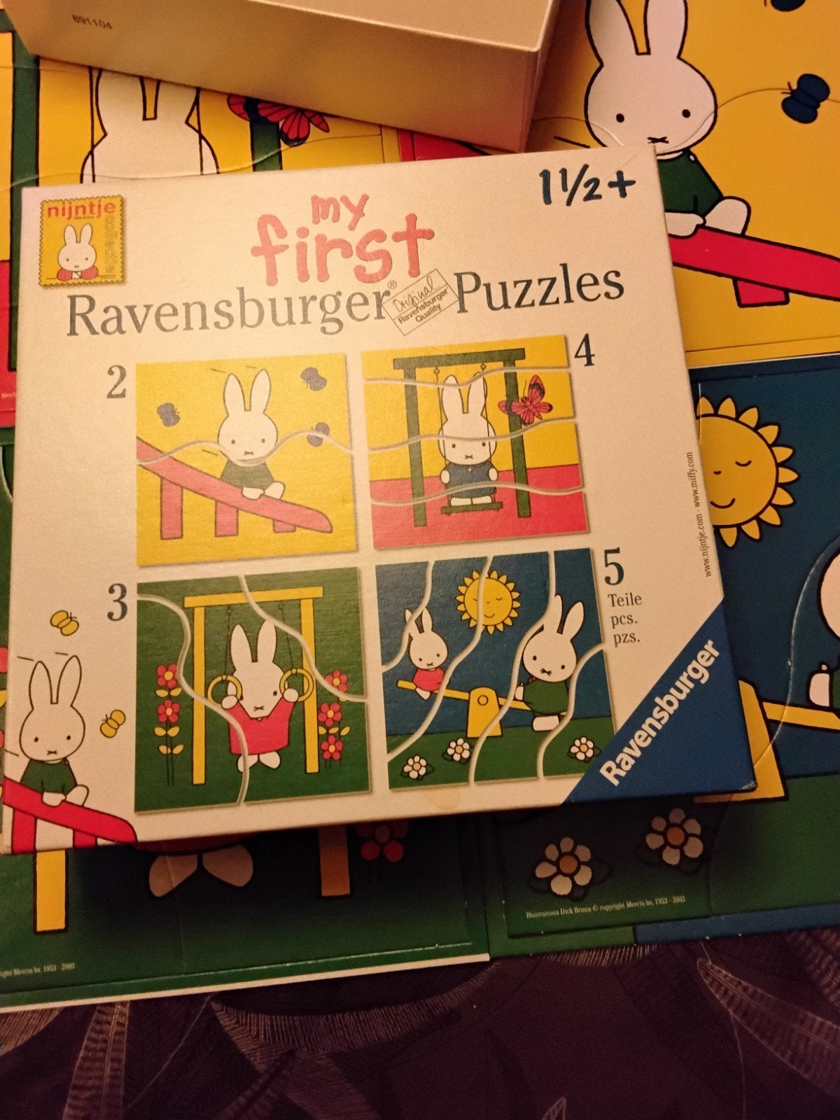 Nijntje My First Ravensburger Puzzels (1 1/2+), Ophalen of Verzenden, Minder dan 10 stukjes, Gebruikt, 0 tot 6 maanden