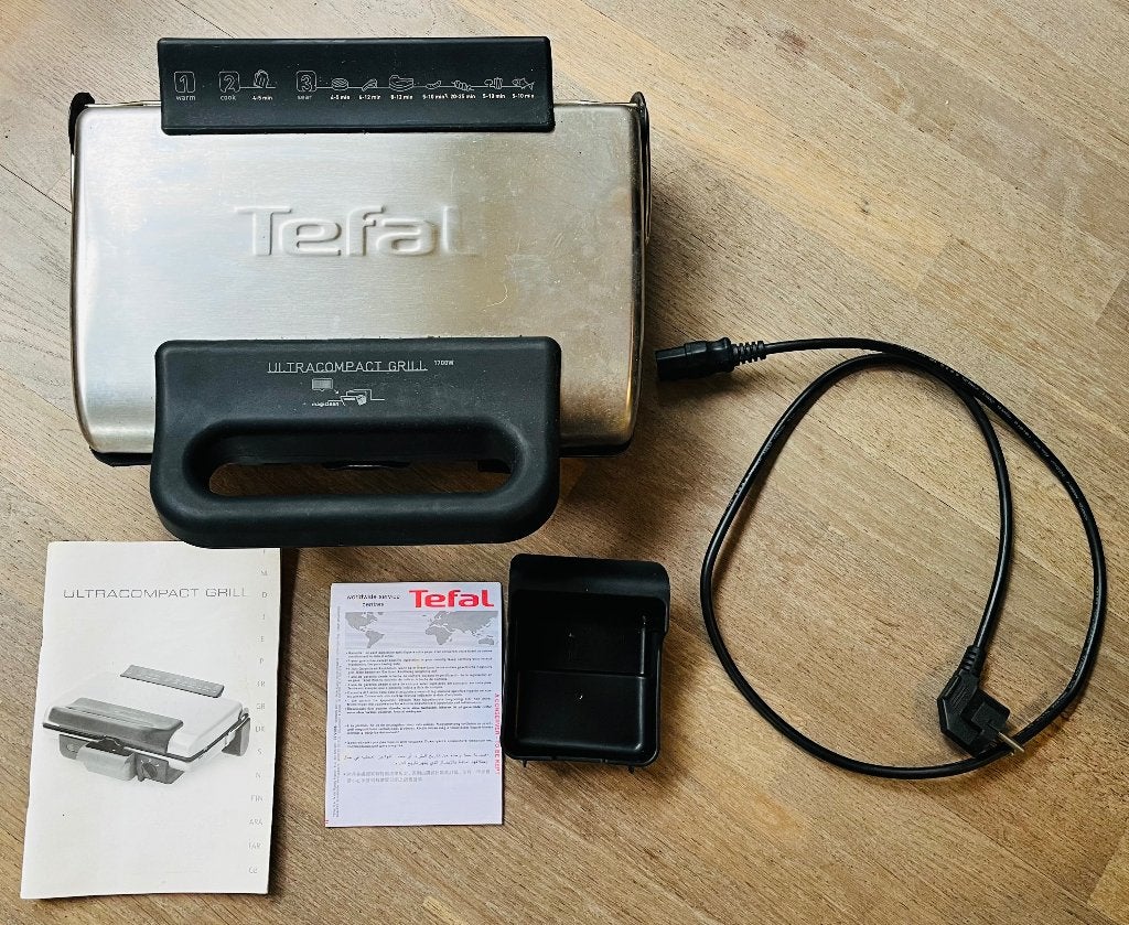 Tefal compact grill, Ophalen of Verzenden, Gebruikt