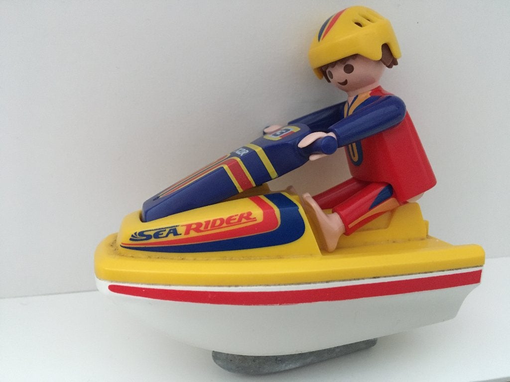 Playmobil 3065 jetski, Ophalen of Verzenden, Gebruikt