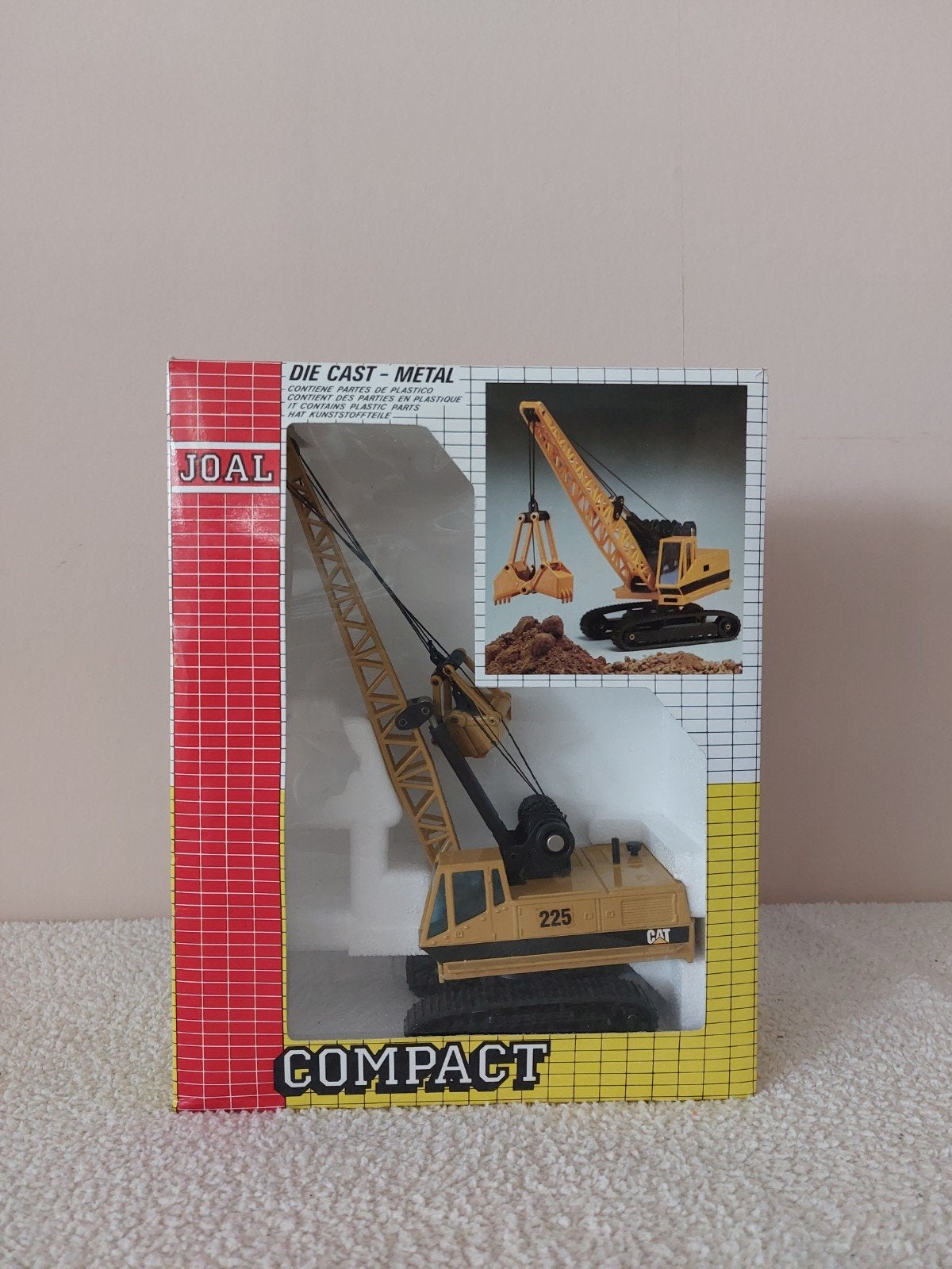 Joal Compact CAT 225 Die-Cast Kraanmodel - Nieuw in doos, Hobby en Vrije tijd, Ophalen of Verzenden, Nieuw