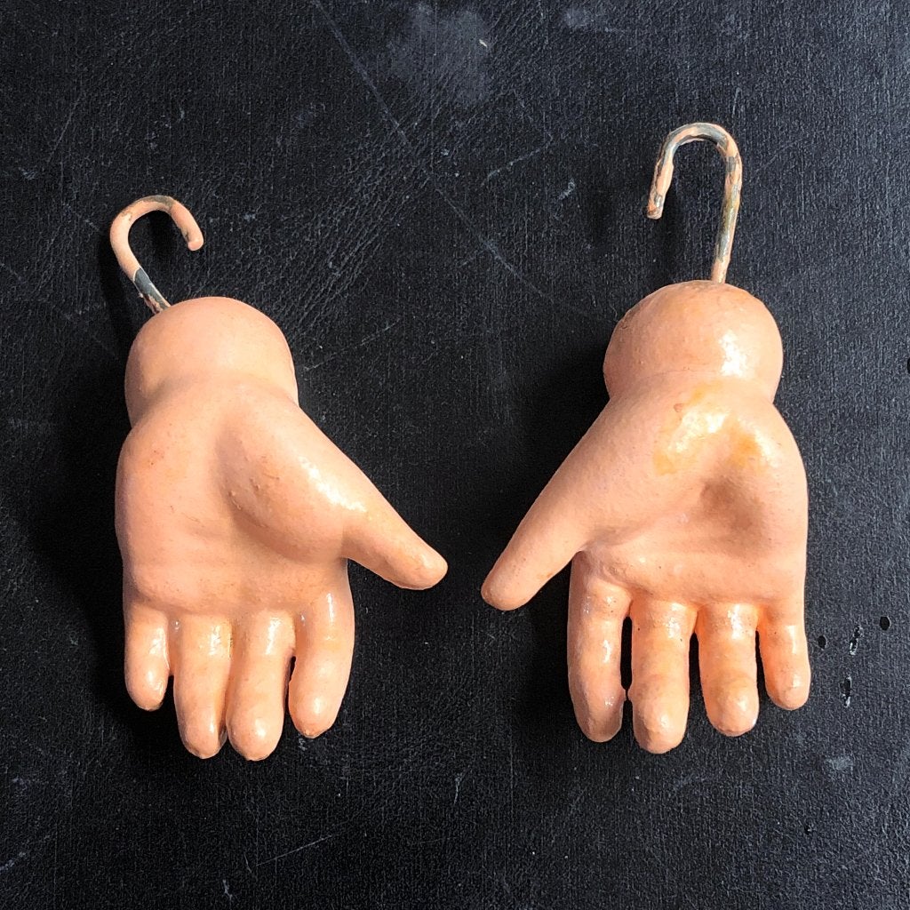 Poppenhandjes, handjes voor antieke Franse pop, o.a. Jumeau, Verzamelen, Poppen, Verzenden, Gebruikt, Accessoires