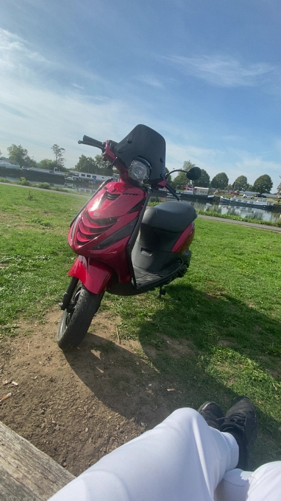 Rode zip sp kappen te koop !, Ophalen, Zo goed als nieuw, Benzine, Zip