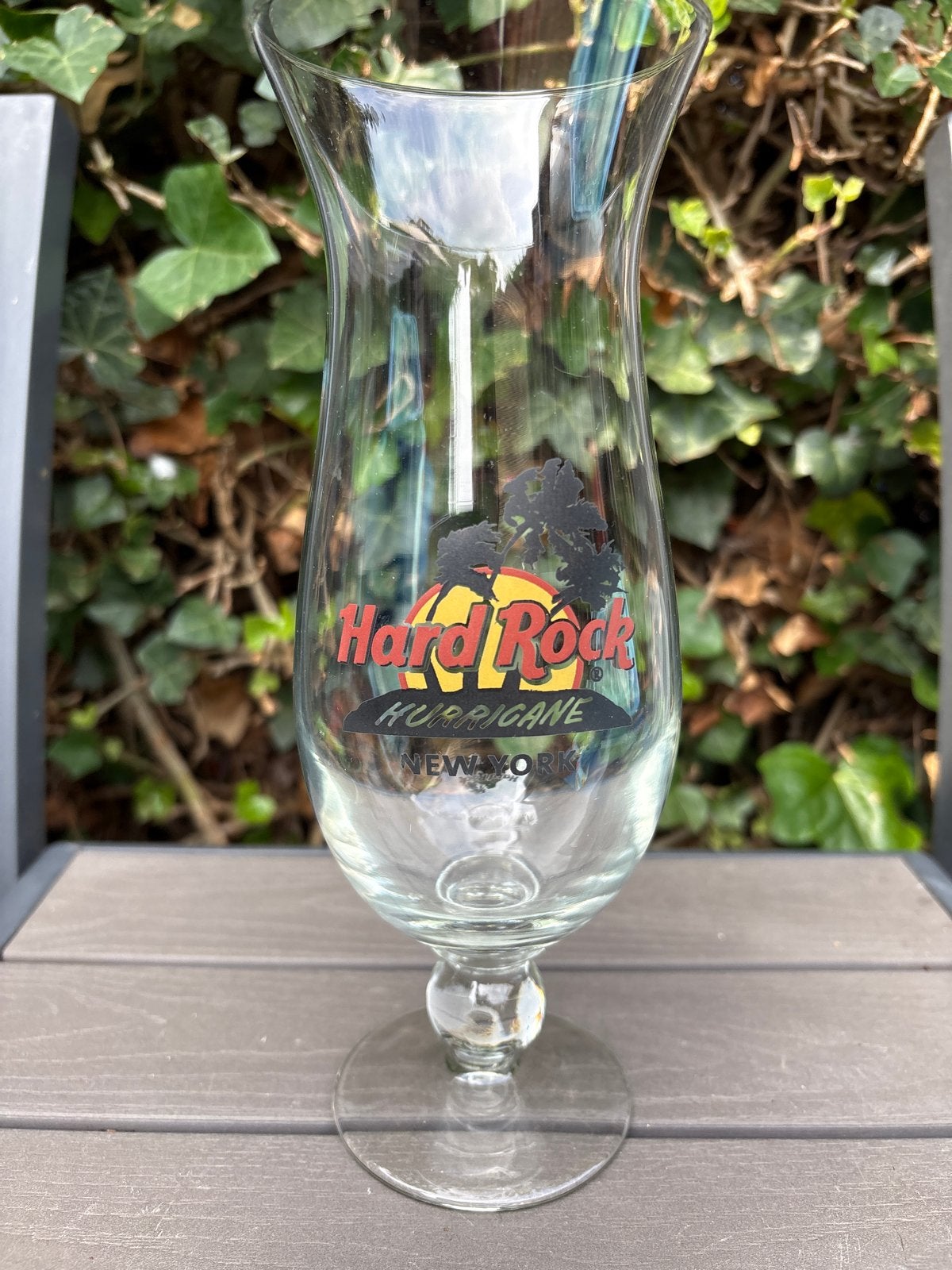 Groot Hard Rock Hurricane glas New York, Ophalen of Verzenden, Zo goed als nieuw, Glas