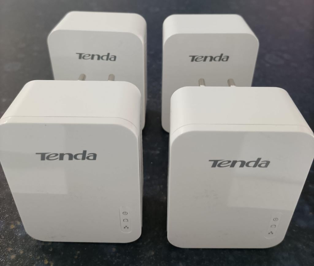 Powerline AV1000 Netwerk - Tenda PH3 (4 Stuks), Ophalen of Verzenden, Gebruikt, Router, Tenda