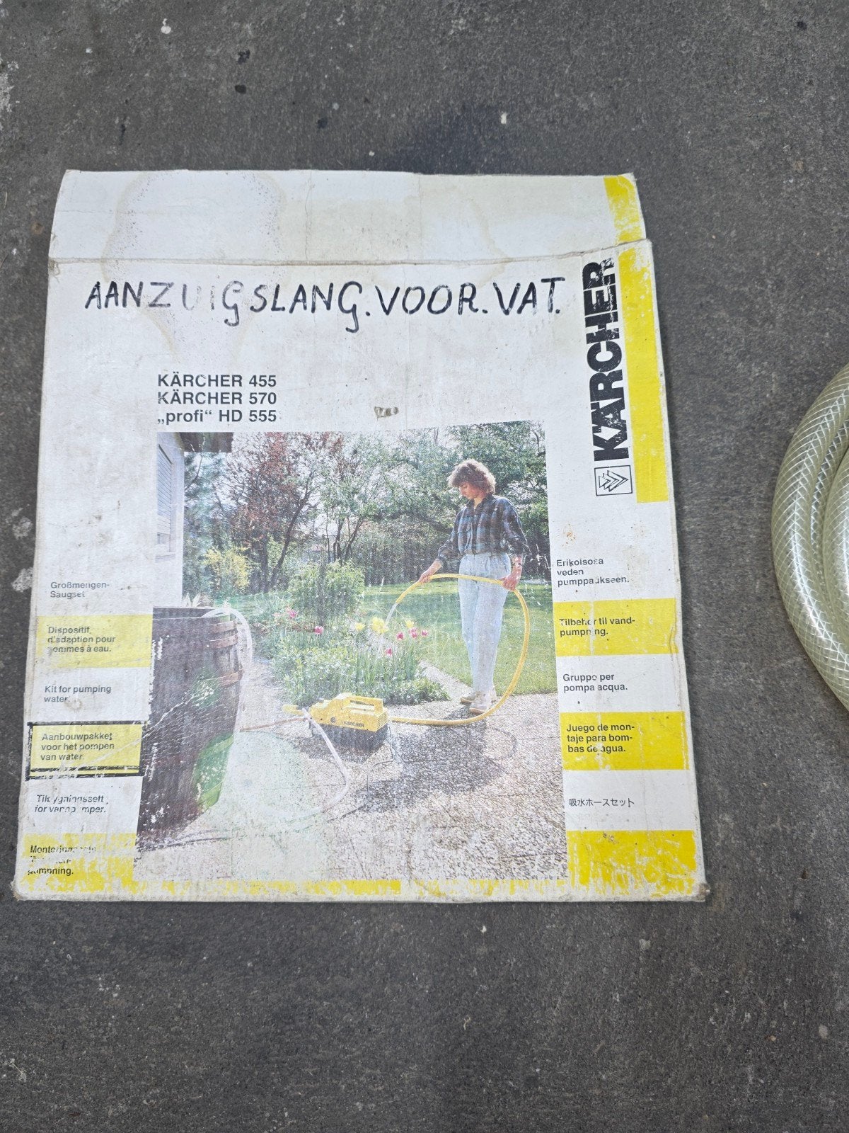 Kärcher aanzuigslang voor vat - Nieuw in doos, Ophalen of Verzenden, Nieuw, Kärcher