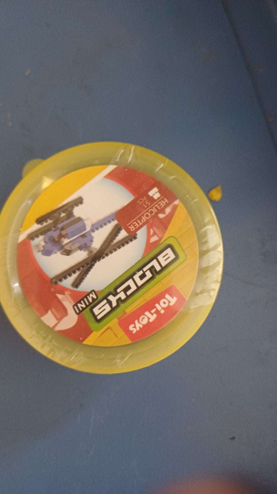 Mini Bouwblokjes Helikopter - Toi-Toys, Ophalen
