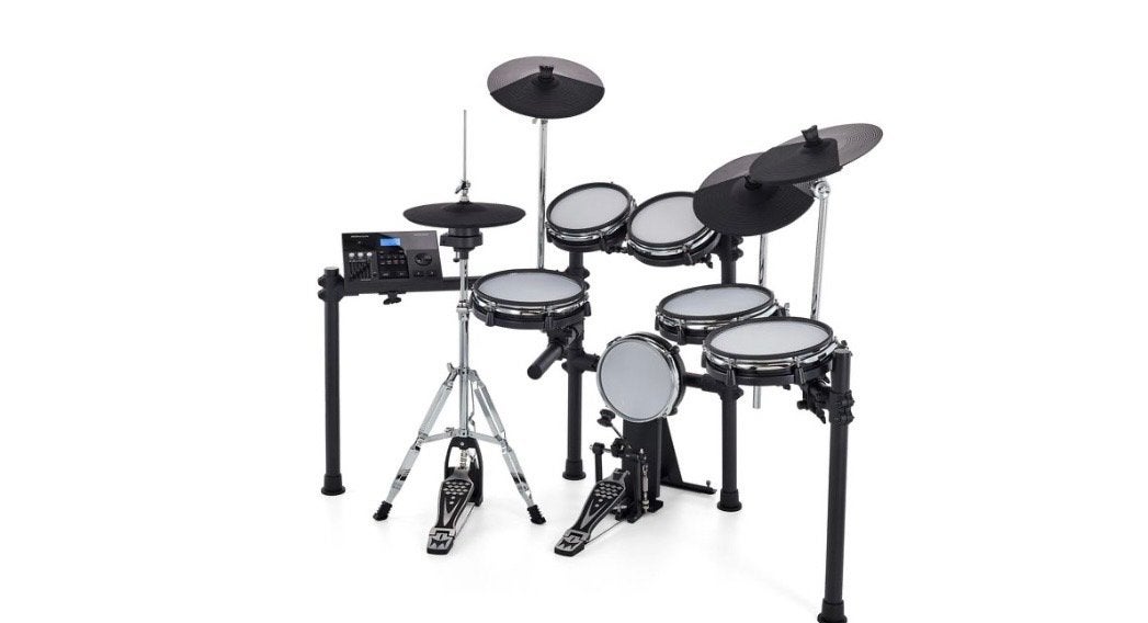 Complete E-Drum Set met Mesh Heads en uitgebreide functies, Ophalen, Gebruikt, Overige merken, Elektronisch