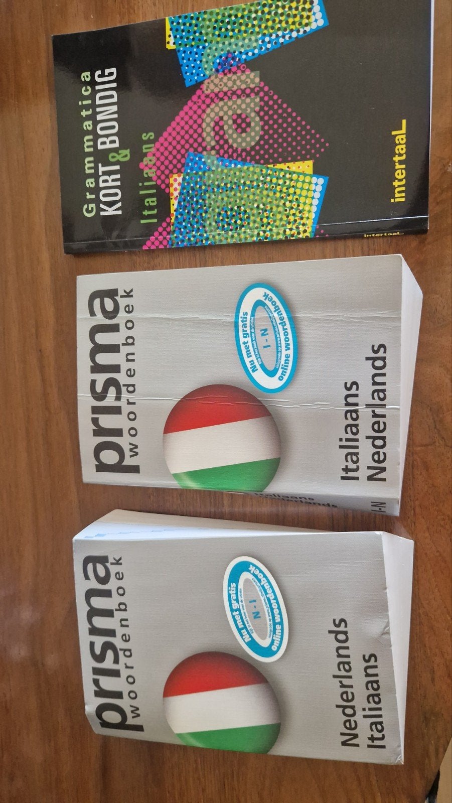 Italiaanse Grammatica & Prisma Woordenboeken (3 stuks), Boeken, Ophalen, Diverse, Non-fictie, Nederlands, Italiaans