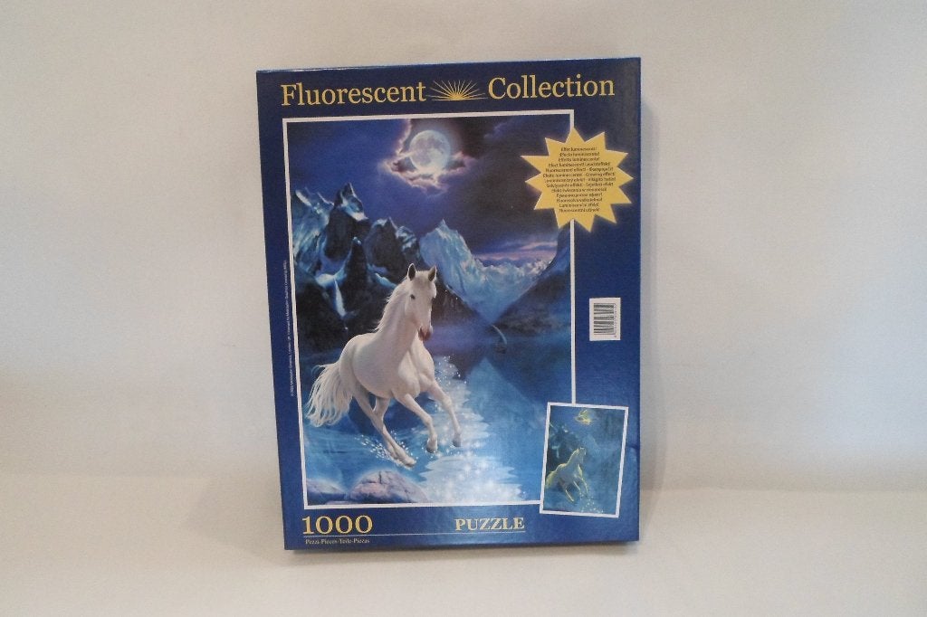 Fluoresent Collection Puzzle, Ophalen of Verzenden, 500 t/m 1500 stukjes, Zo goed als nieuw, Legpuzzel