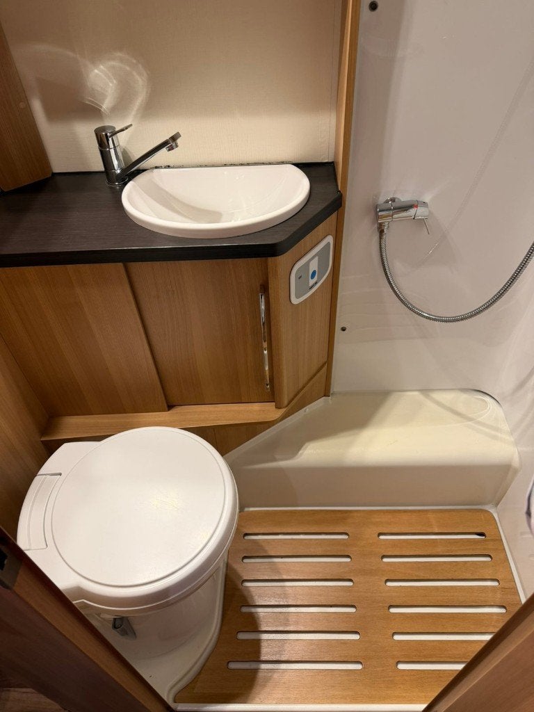 Houten douche vlonder voor LMC Cruiser, Caravans en Kamperen, Camper-accessoires, Ophalen, Nieuw