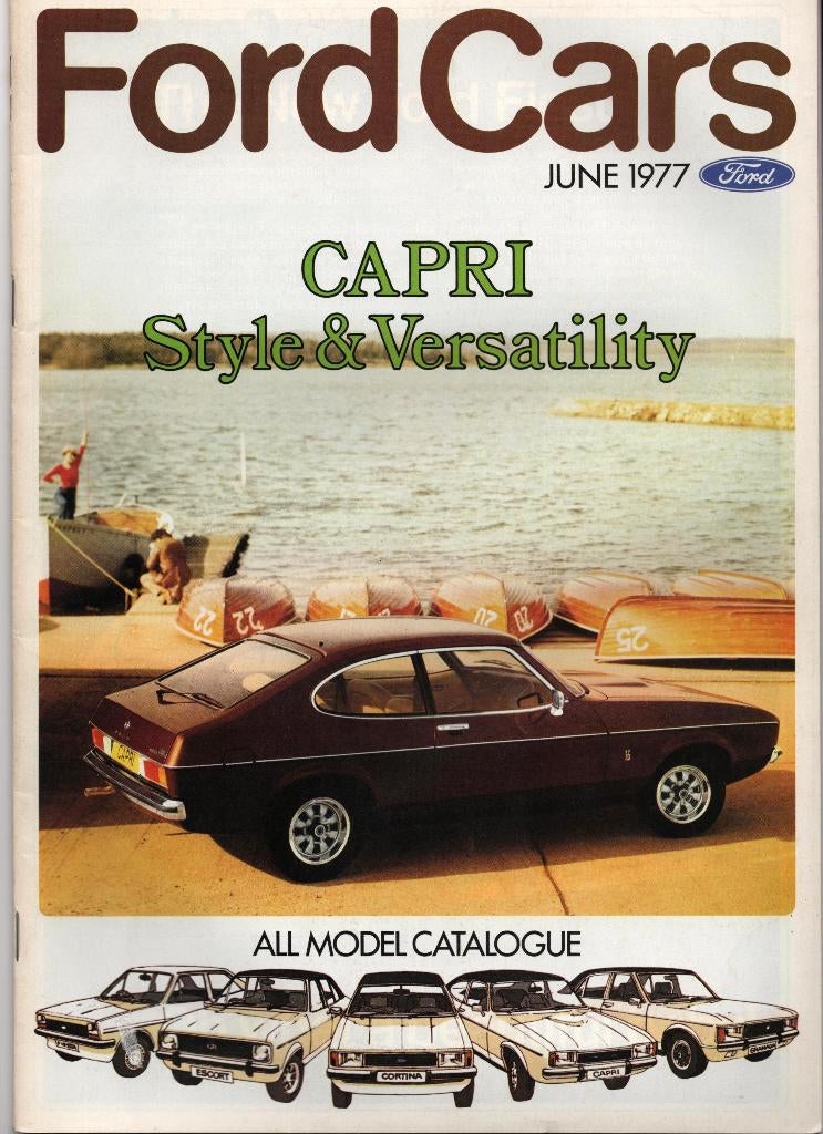 oude Engelse Ford folders, Ophalen of Verzenden, Zo goed als nieuw, Ford