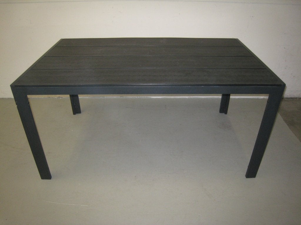 Jutlandia tuintafel van aluminium en kunsthout, Tuin en Terras, Niet ingevuld, Gebruikt, Niet ingevuld, Niet ingevuld