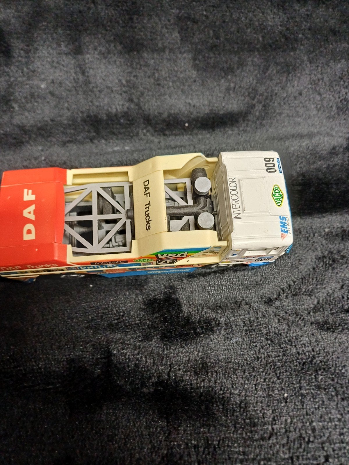 DAF De Rooy Transport Rally Truck Miniatuur, Hobby en Vrije tijd, Modelauto's | 1:50, Gebruikt, Ophalen of Verzenden