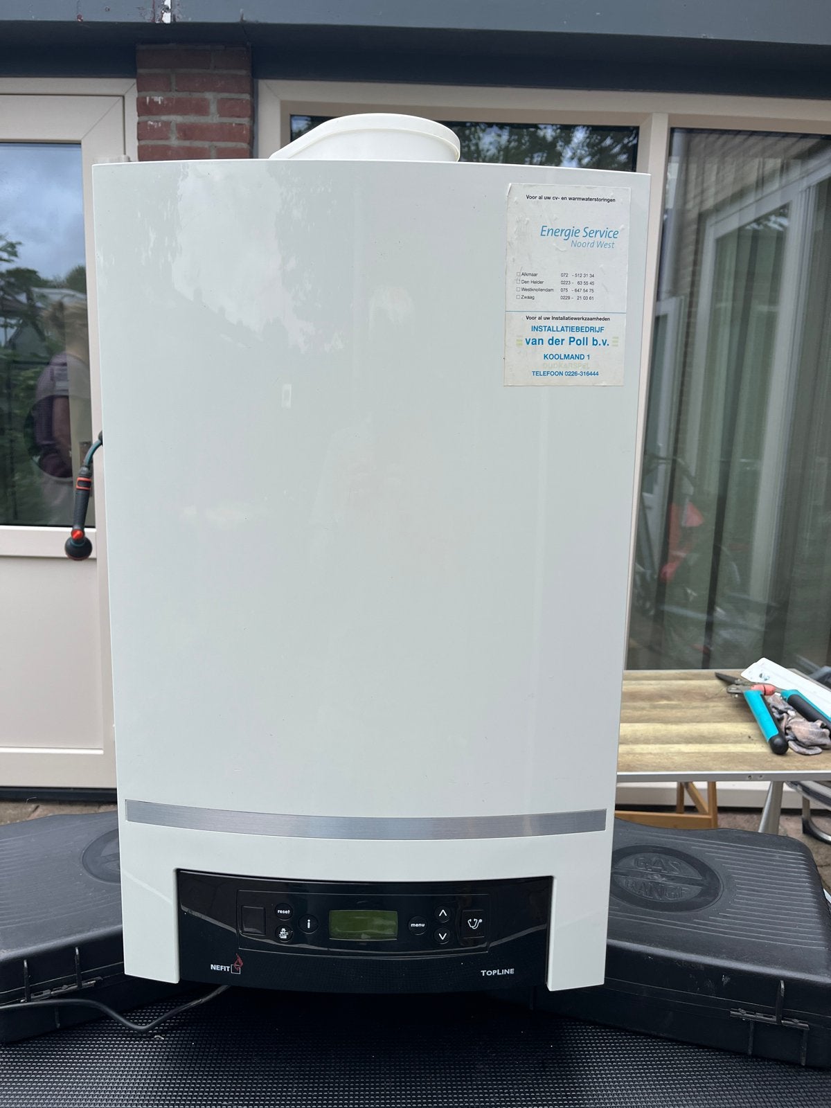 Nefit Topline Compact HRC 30/CW5 met Moduline300 thermostaat, Doe-het-zelf en Verbouw, Verwarming en Radiatoren, Ophalen, Gebruikt