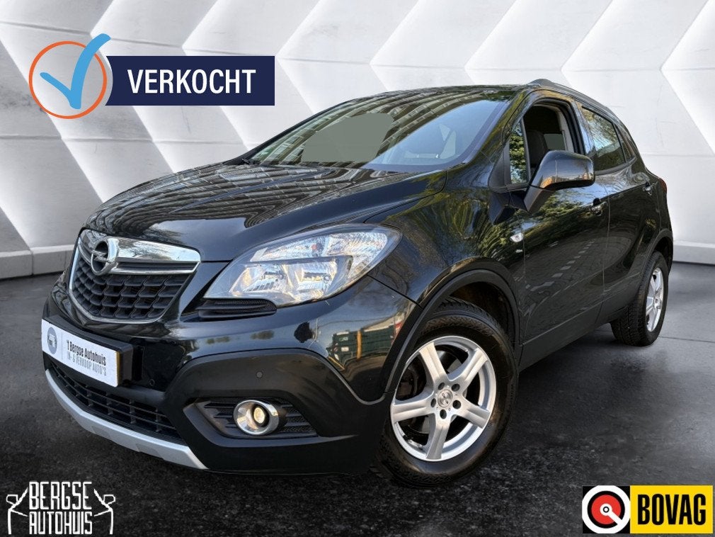Opel Mokka 1.4 T Cosmo Cruise Clima Stoelv.v Pdc (bj 2015), Auto's, 13 km/l, Dealer onderhouden, Stof, 4 cilinders