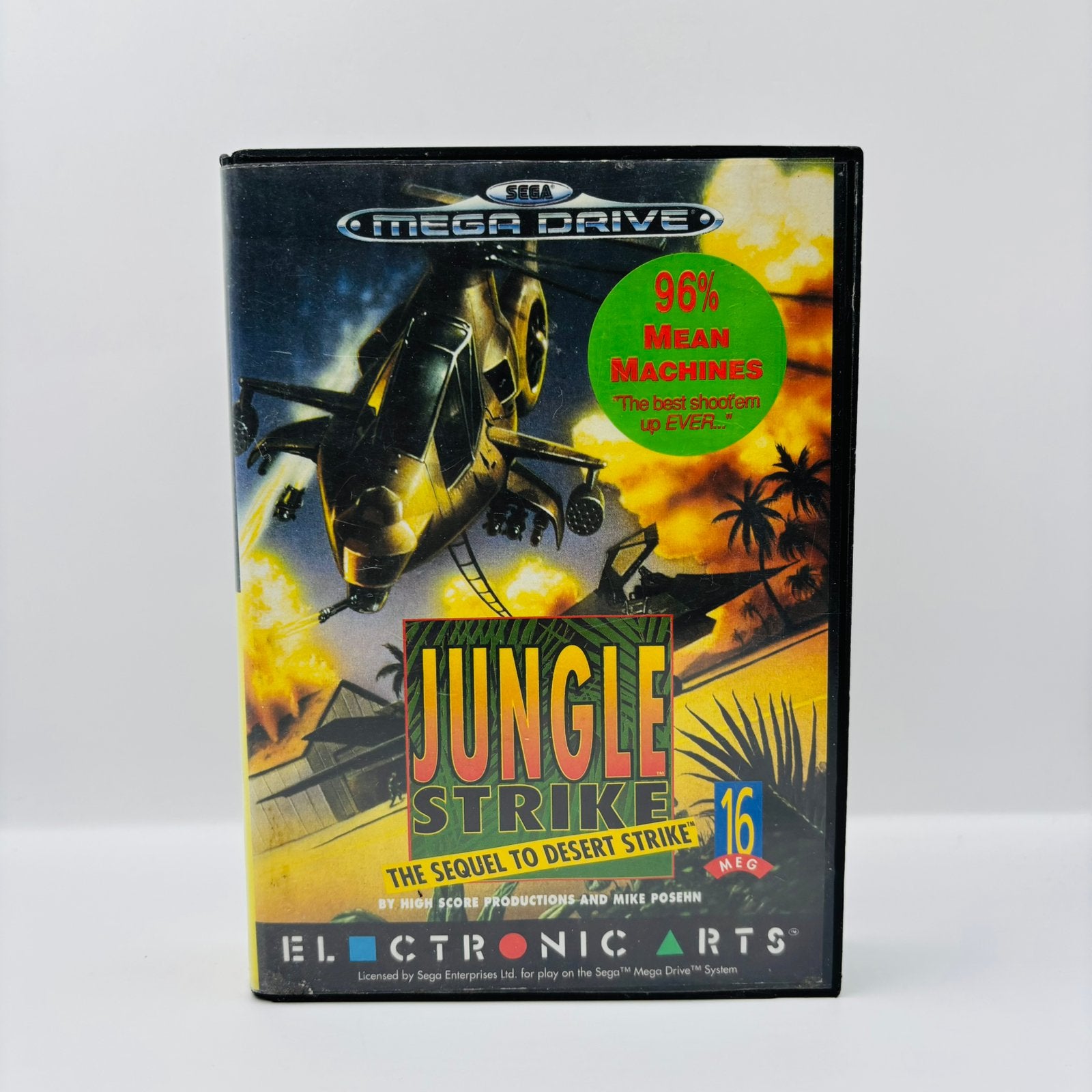 Jungle Strike - Sega Mega Drive, Spelcomputers en Games, Games | Sega, Zo goed als nieuw, Mega Drive, Overige genres, 1 speler