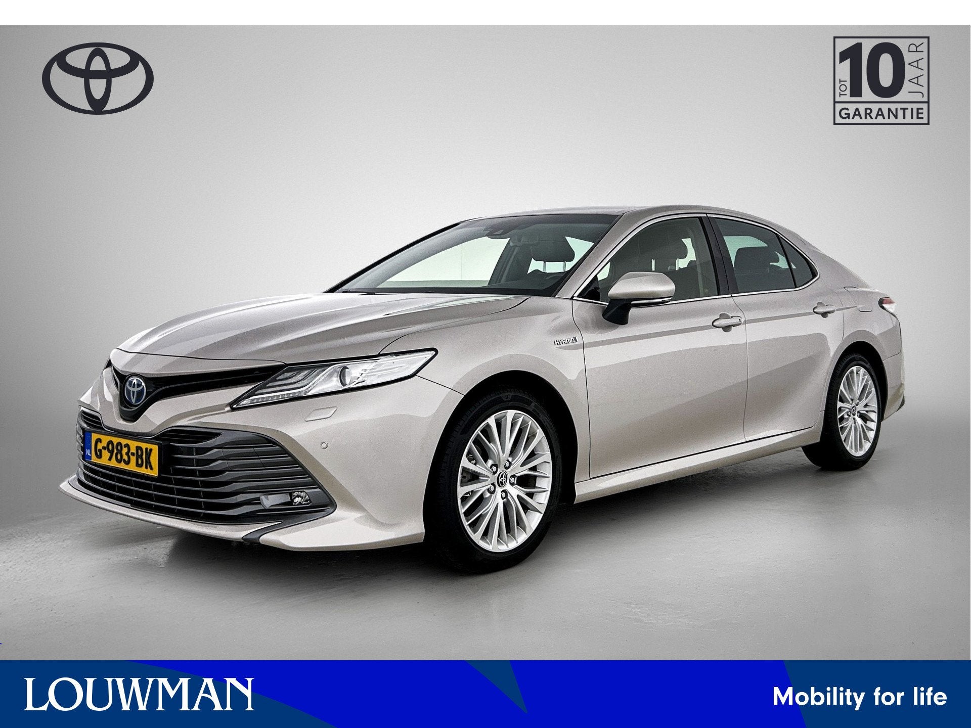 Toyota Camry 2.5 Hybrid Executive (bj 2019, automaat), Auto's, 12 maanden, Gebruikt, 4 cilinders, Bedrijf