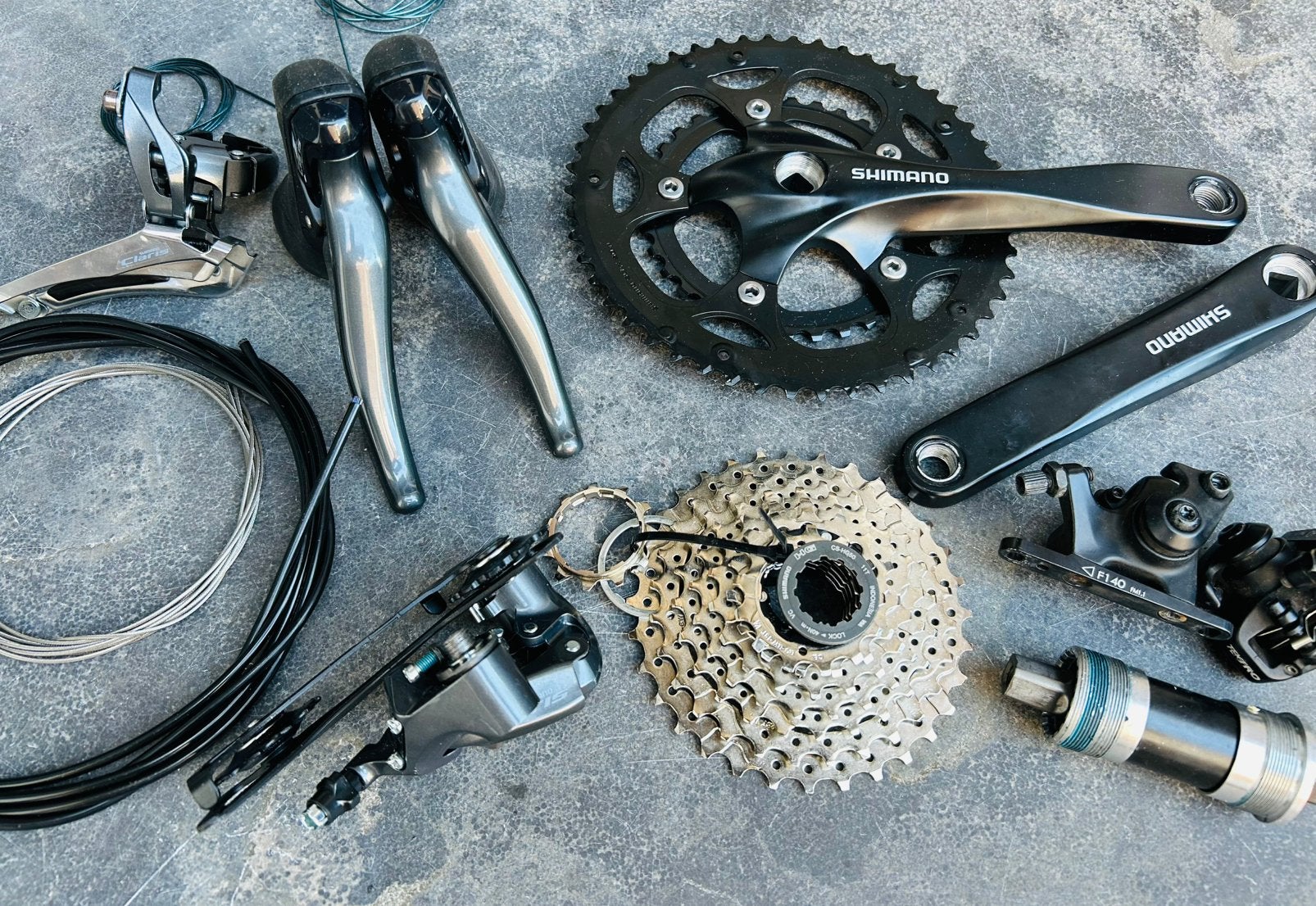 Shimano R2000 groepset disc NIEUW, Overige typen, Nieuw, Ophalen of Verzenden, Aluminium